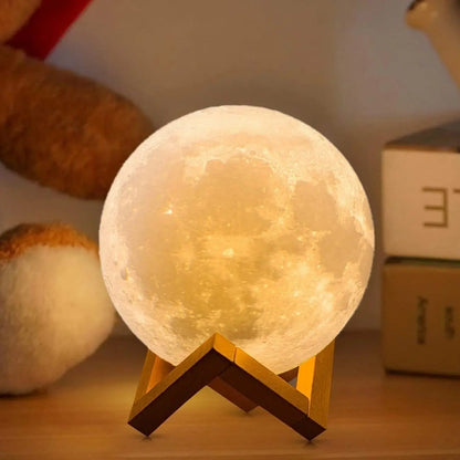 Lunar Glow Rechargeable Moon Lamp